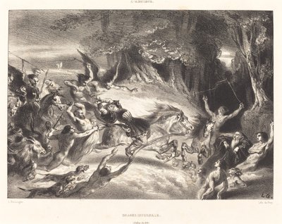 Infernal Hunt by Louis Candide Boulanger
