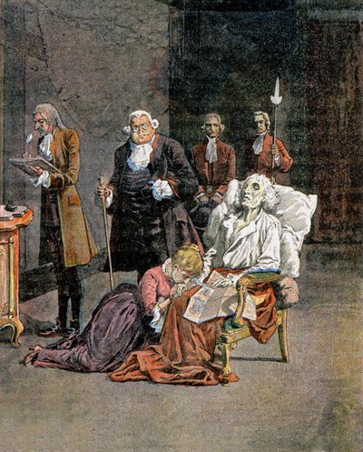 Death of Dupleix by Louis Charles Bombled