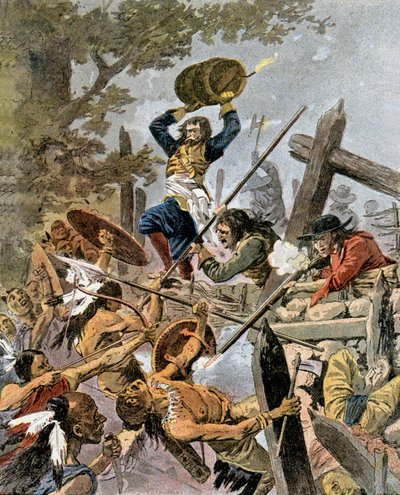 Dollard des Ormeaux by Louis Charles Bombled