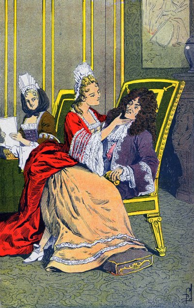 Louis XIV family by Louis Charles Bombled