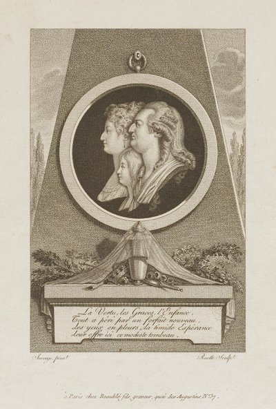 Virtue, Graces, Childhood by Louis Charles Ruotte