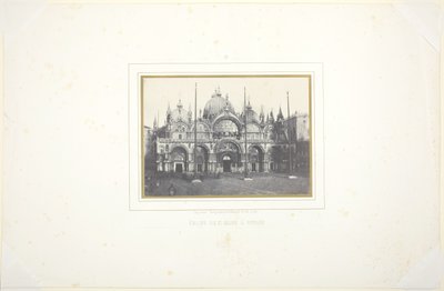 Church of St. Mark in Venice by Louis Désiré Blanquart Evrard