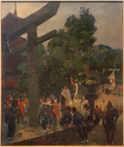 Festival in Nikkō by Louis Dumoulin