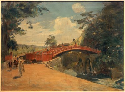 Sacred Bridge in Nikkō by Louis Dumoulin