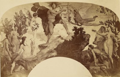 Apollo Receiving the Lyre by Louis Emile Durandelle