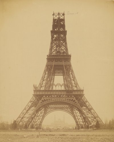 Construction of the Eiffel Tower by Louis Emile Durandelle