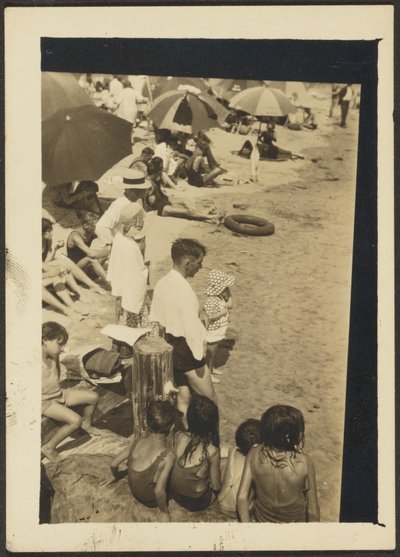 Beach Scene by Louis Fleckenstein