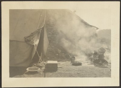Camp Scene by Louis Fleckenstein