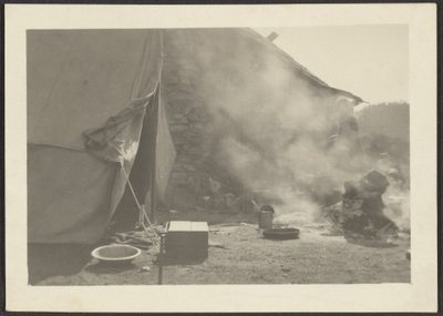 Camp Scene by Louis Fleckenstein