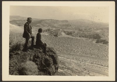 Couple in Desert Landscape by Louis Fleckenstein