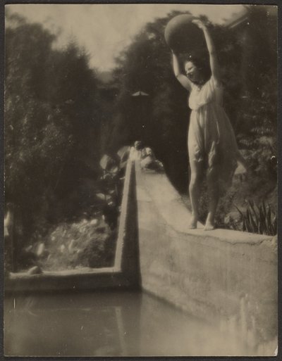 Dancer in Garden by Louis Fleckenstein
