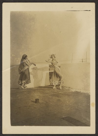 Dancers on Rooftop by Louis Fleckenstein