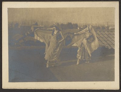 Dancers on Rooftop by Louis Fleckenstein