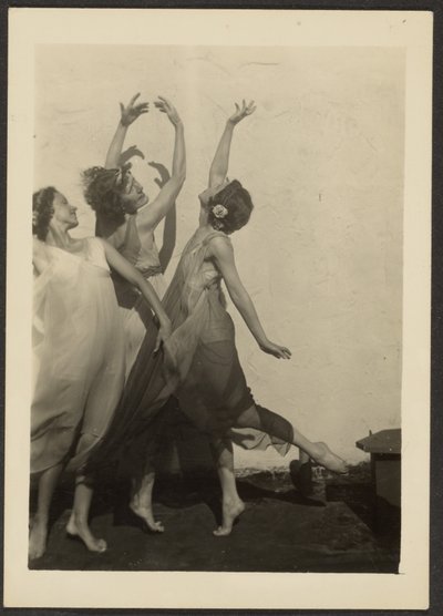 Dancers on Rooftop by Louis Fleckenstein