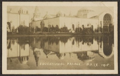 Educational Palace, Pan Pacific International Exposition (P.P.I.E.) by Louis Fleckenstein