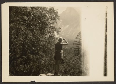 Figure in Woods by Louis Fleckenstein