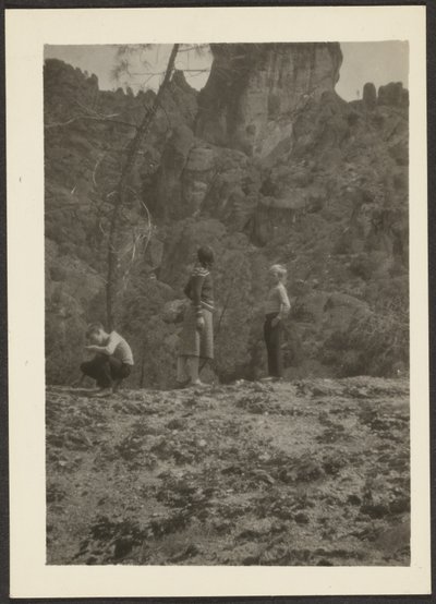 Figures in Mountain Landscape by Louis Fleckenstein