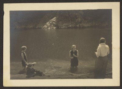 Figures in a Lake by Louis Fleckenstein