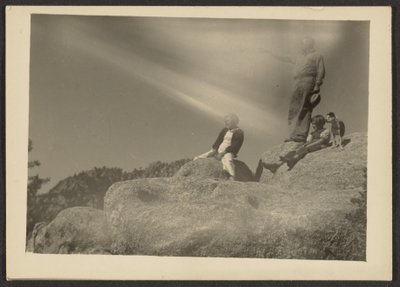 Figures on Rocks by Louis Fleckenstein