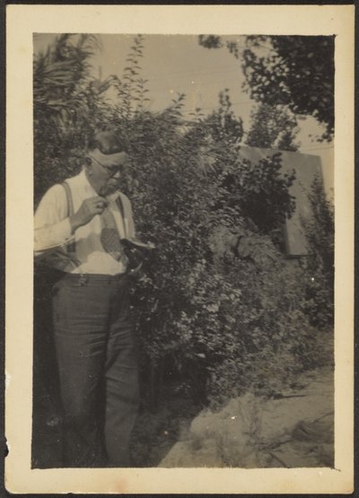 Fleckenstein Eating in a Garden by Louis Fleckenstein