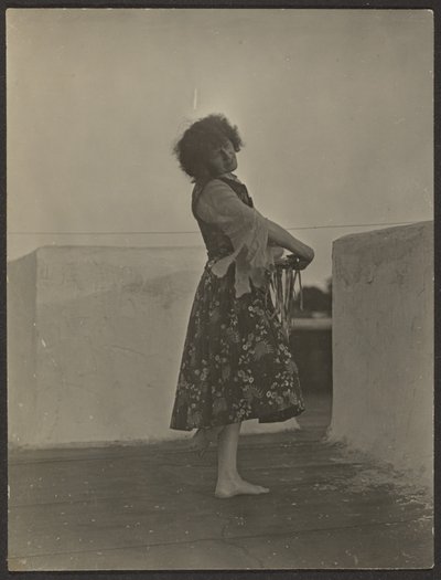 Florence Dancing on Roof by Louis Fleckenstein