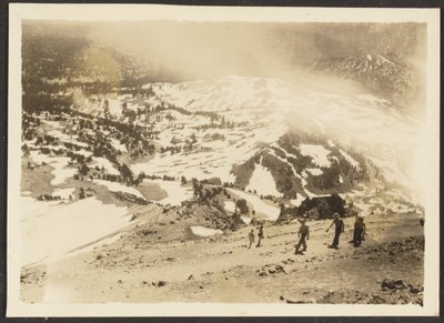 Hikers from Above by Louis Fleckenstein