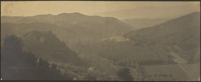 Landscape with Mountains and Farms by Louis Fleckenstein