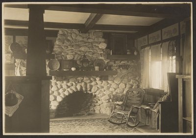 Living Room, Oak Lodge by Louis Fleckenstein