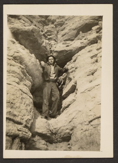 Man among Rocks by Louis Fleckenstein