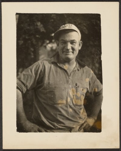 Man in Valite Inc. Hat by Louis Fleckenstein
