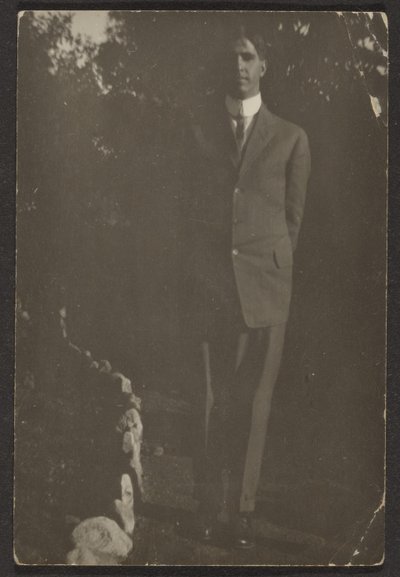 Man on Path by Louis Fleckenstein