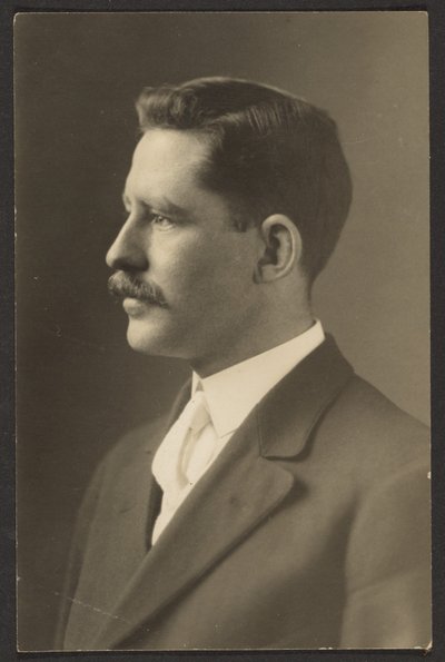 Man with White Tie by Louis Fleckenstein
