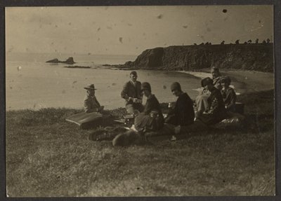 Picnic by Ocean by Louis Fleckenstein