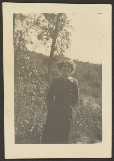 Portrait of Florence Outside by Louis Fleckenstein