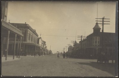 Town Scene by Louis Fleckenstein