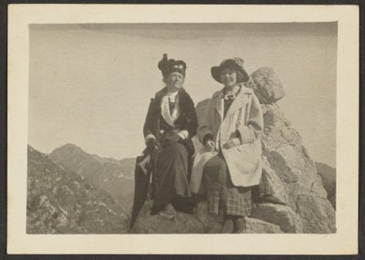 Two Women on a Rock by Louis Fleckenstein
