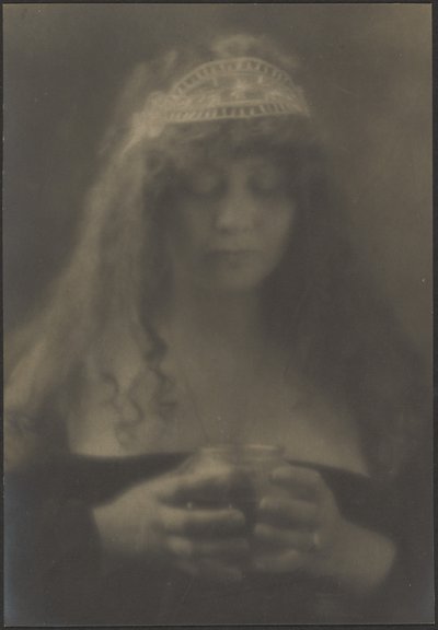Woman Holding Vase by Louis Fleckenstein