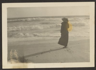 Woman on Beach by Louis Fleckenstein