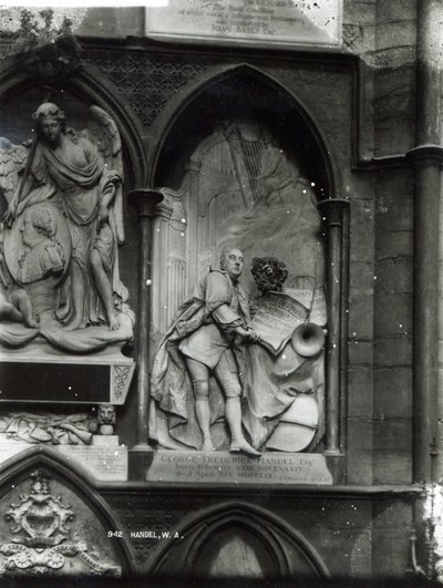 Monument to Handel by Louis Francois Roubilliac