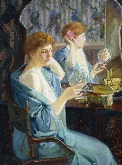 Maude In Green by Louis Frederick Berneker