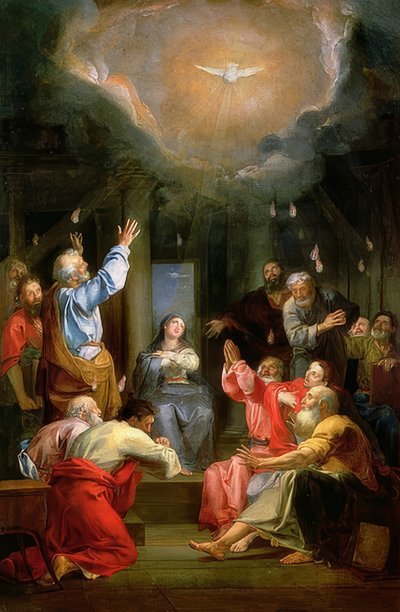 The Descent of the Holy Spirit (La Pentecôte) by Louis Galloche