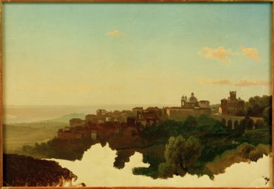L. Gurlitt View of Ariccia by Louis Gurlitt