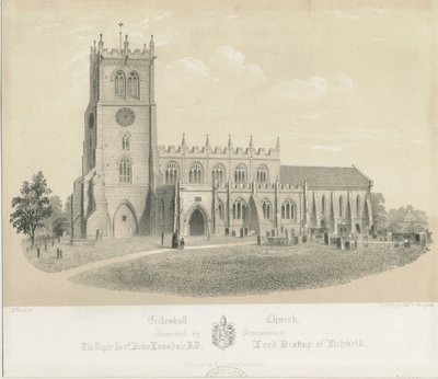 Eccleshall Church by Louis Haghe