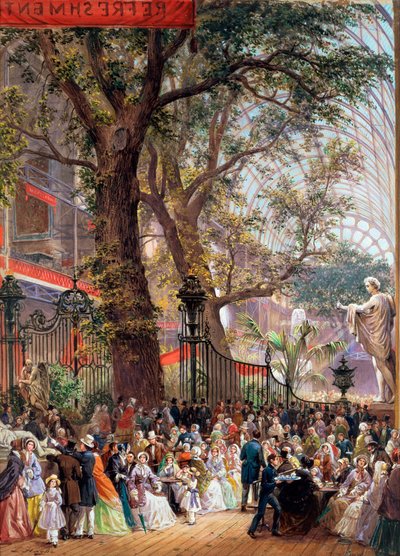 Great Exhibition, 1851: Interior by Louis Haghe