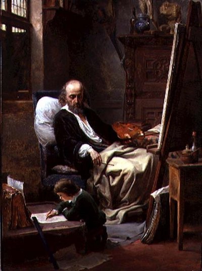 The Young Artist by Louis Haghe