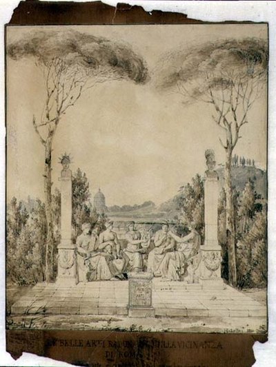 A Tribute to the Arts by Louis Hippolyte Lebas
