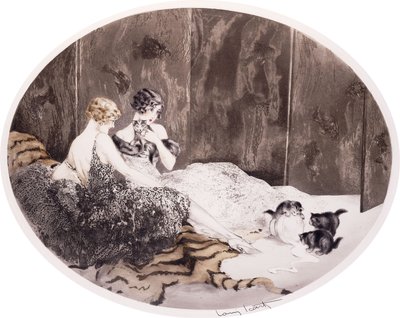 Spilled Milk by Louis Icart
