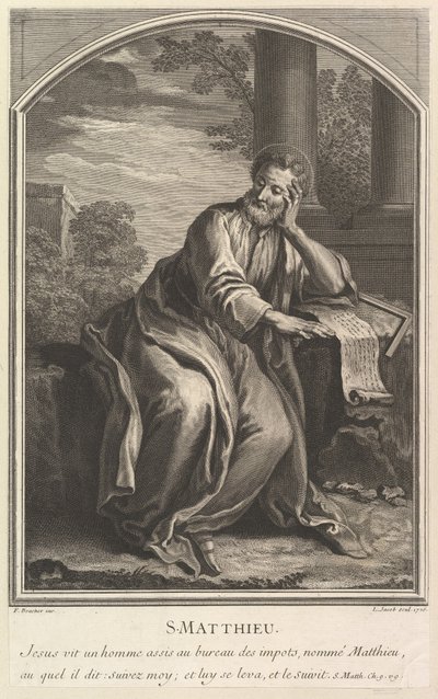 Saint Matthew by Louis Jacob