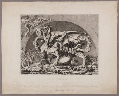 The Chimera by Louis Jean Desprez