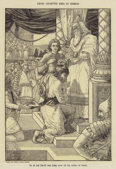 David anointed king in Hebron by Louis John Rhead